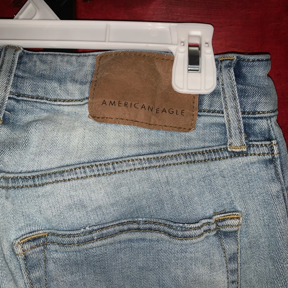 American Eagle 26x28 Slim Flex Distressed Jeans